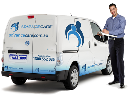 Advance Care team installing nurse call equipment